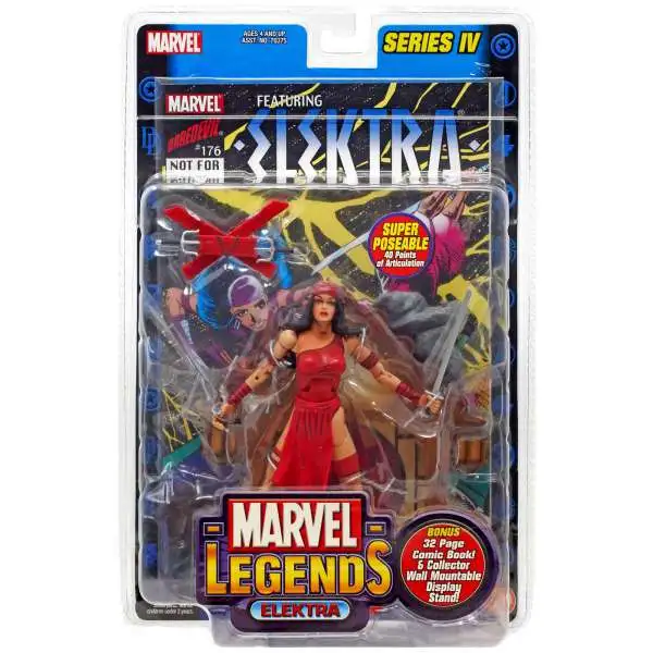 Marvel Legends Series 4 Elektra Action Figure