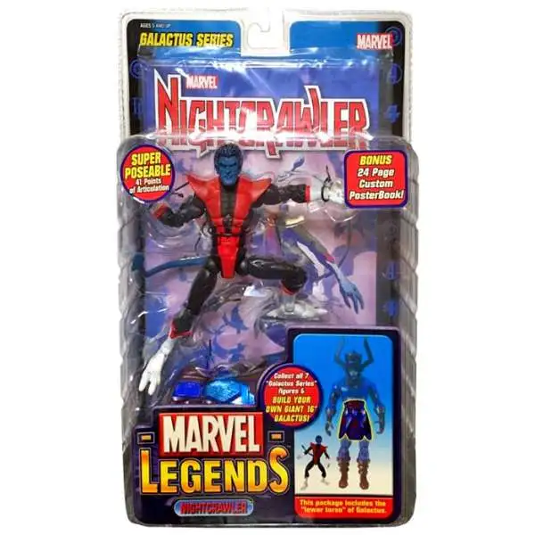 Marvel Legends Series 9 Galactus Nightcrawler Action Figure