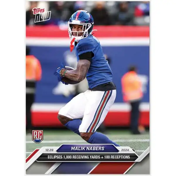 NFL 2024 NOW Football Malik Nabers #18 [Rookie]
