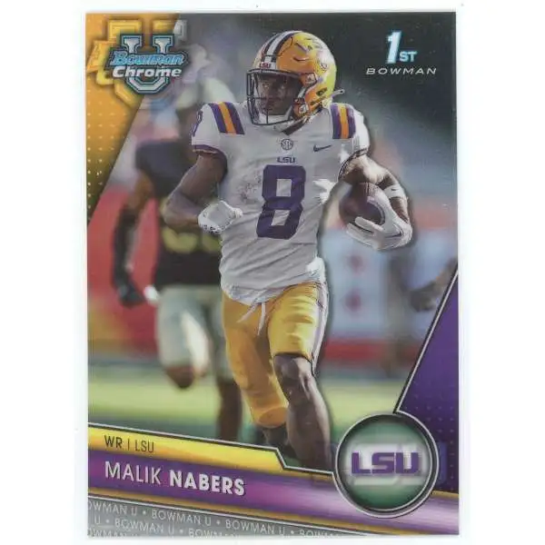 NFL 2023 Bowman Chrome U 1st Bowman Malik Nabers #74
