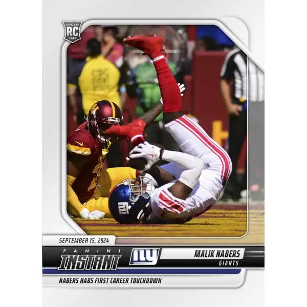 NFL New York Giants 2024 Instant Football Malik Nabers #43 [Rookie]