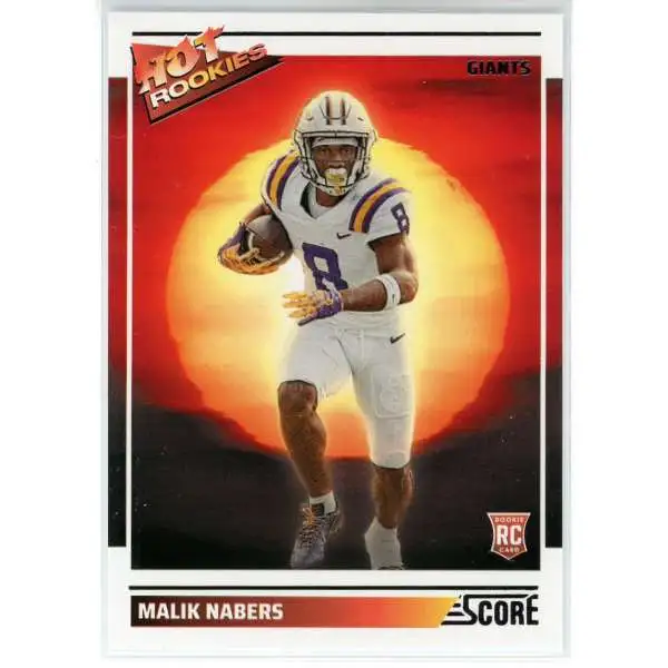 NFL New York Giants 2024 Score Football Hot Rookies Malik Nabers #6 [Rookie]