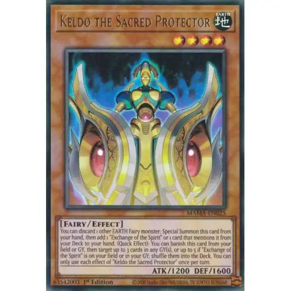 YuGiOh Magnificent Mavens Ultra Rare Keldo the Sacred Protector MAMA-EN025