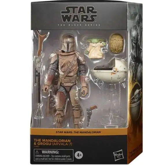 Star Wars Black Series The Mandalorian & Grogu (Arvala-7) Exclusive Action Figure