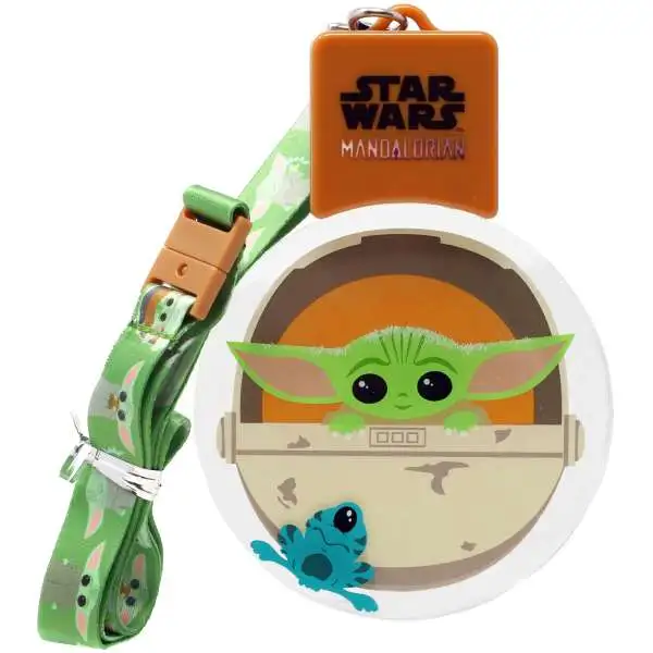 Disney Star Wars The Mandalorian Grogu Animated Lanyard