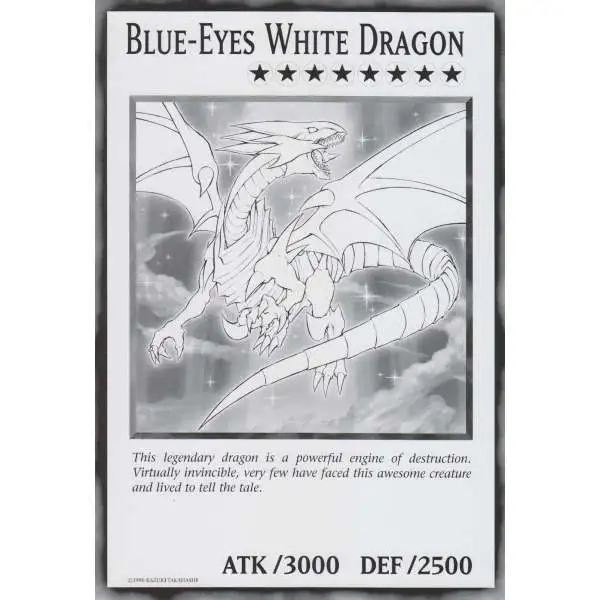 YuGiOh Duel Overload Promo Blue-Eyes White Dragon [Oversized]