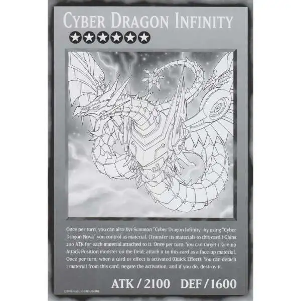 YuGiOh Duel Overload Promo Cyber Dragon Infinity [Oversized]