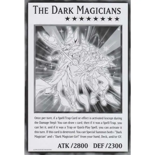YuGiOh Duel Overload Promo The Dark Magicians [Oversized]