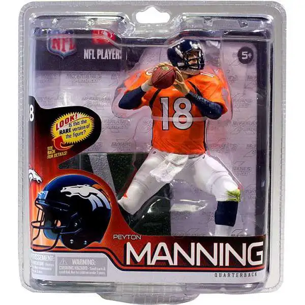 McFarlane Toys NFL Denver Broncos Sports Picks Football Series 30 Peyton Manning Action Figure [Orange Jersey]