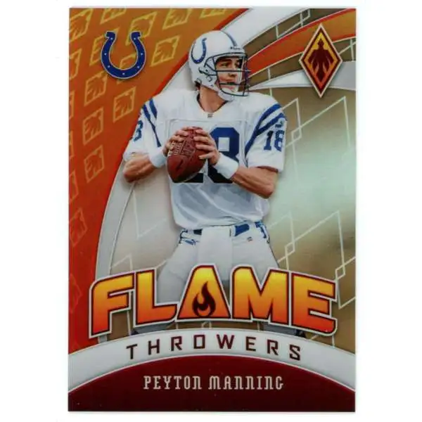 NFL 2020 Panini Phoenix Football Flame Throwers 36/50 Peyton Manning #23
