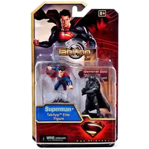 Man of Steel TabApp Elite Superman & General Zod Figure 2-Pack
