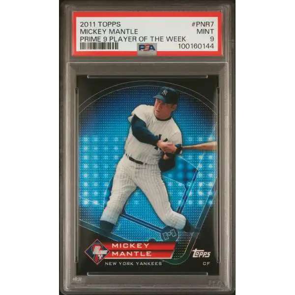 MLB 2011 Topps Prime 9 Player of the Week Mickey Mantle PNR7 [PSA 9]