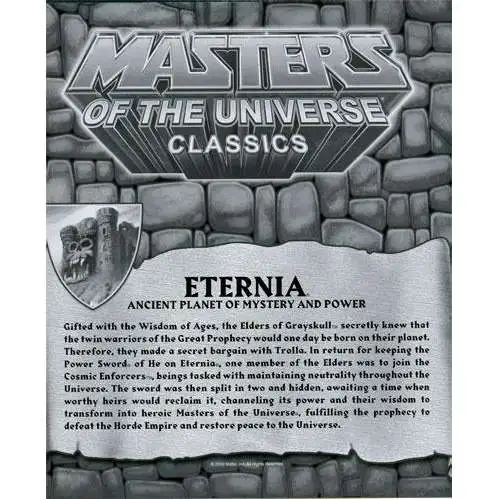Masters of the Universe Classics Club Eternia Map of Eternia Exclusive