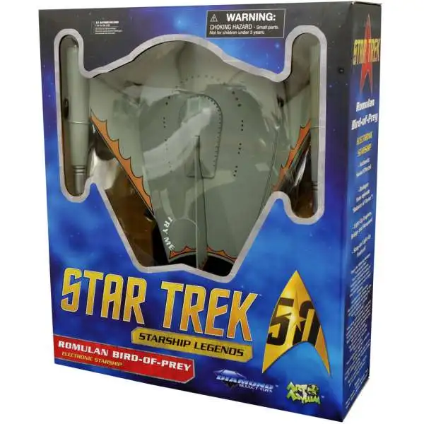 Star Trek The Original Series Ship Replica Romulan Bird of Prey Electronic Toy