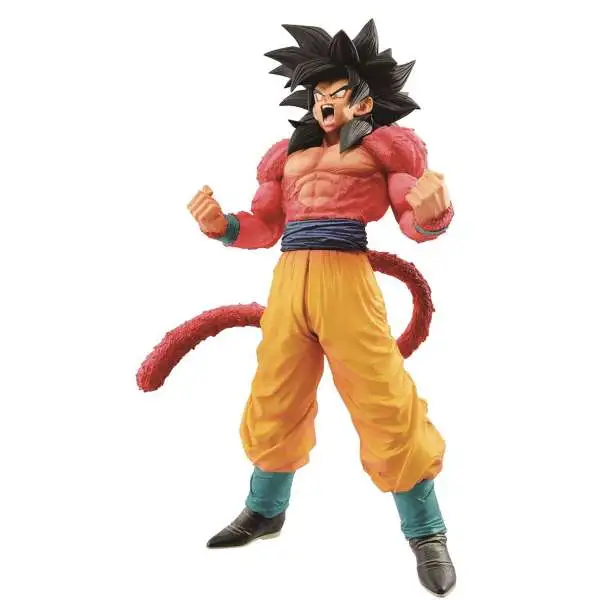 6 Pcs/Lot 8Cm Dragon Ball GT Figure Son Goku Super Saiyan 4 and Pan Model  Dolls