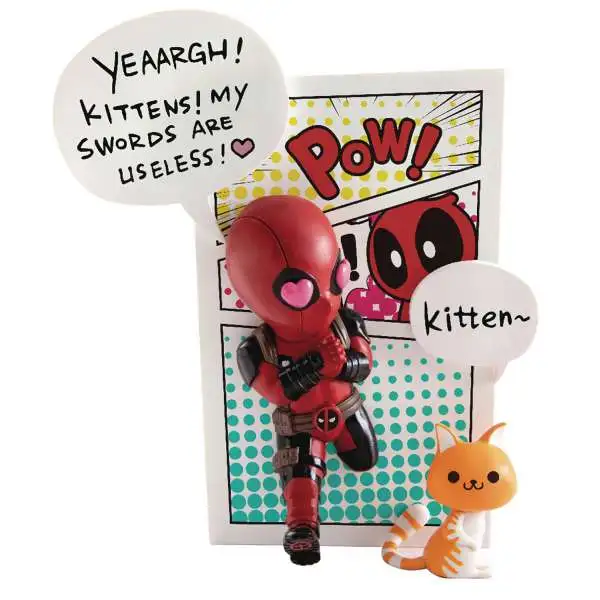 Marvel Deadpool Action Figure MEA-004 [Jump Out the 4th Wall, Red & Black Costume]