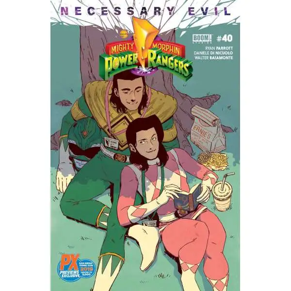 Boom Studios Mighty Morphin Power Rangers #40 Necessary Evil Exclusive Limited to 3000 Comic Book [Previews Exclusive SDCC 2019]
