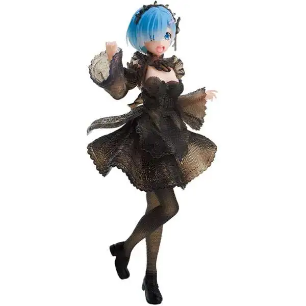 Re:Zero Starting Life in Another World Rem 8.5 Collectible PVC Figure [Translucent Black Lace Dress]