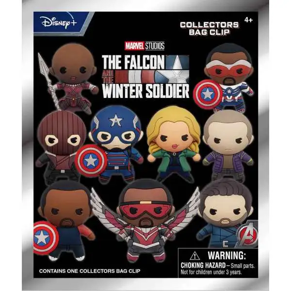 Marvel 3D Figural Keyring The Falcon and the Winter Soldier Mystery Pack [1 RANDOM Figure]