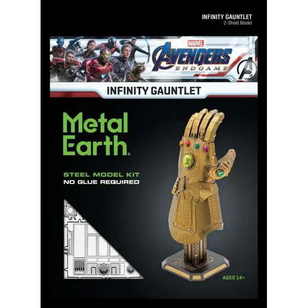 Metal Earth Marvel Infinity Gauntlet 3D Metal Model Kit