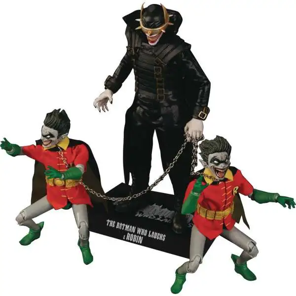 DC Dark Nights Metal Dynamic 8-ction Heroes The Batman Who Laughts with Robins Exclusive Action Figure Set [FCBD] (Pre-Order ships May)