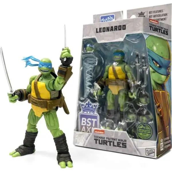 Teenage Mutant Ninja Turtles TMNT BST AXN Comic Heroes Leonardo Action Figure (Pre-Order ships November)