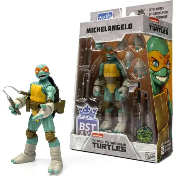 Teenage Mutant Ninja Turtles TMNT BST AXN Comic Heroes Michelangelo Action Figure (Pre-Order ships November)