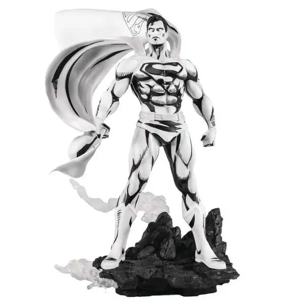 DC Heroes Superman Exclusive PVC Statue [Black & White, SDCC 2024]