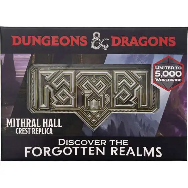 Dungeons & Dragons Mithril Hall Limited Edition Metal Ingot