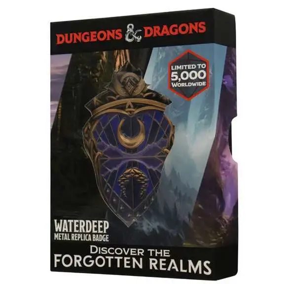Dungeons & Dragons Waterdeep Limited Edition Metal Badge