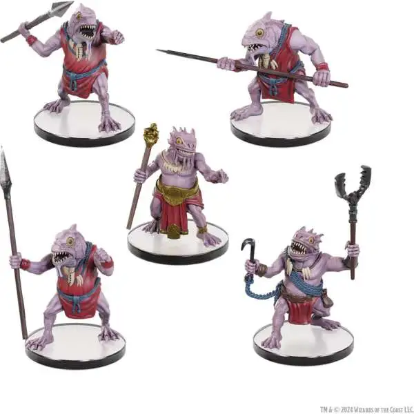 Dungeons & Dragons Icons of the Realms Kuo-Toa Warband Miniature Boxed Set [5 Figures]