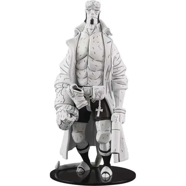 Hellboy 30th Anniversary Hellboy Exclusive 12.5-Inch Vinyl Statue [Black & White Version] (Pre-Order ships July)
