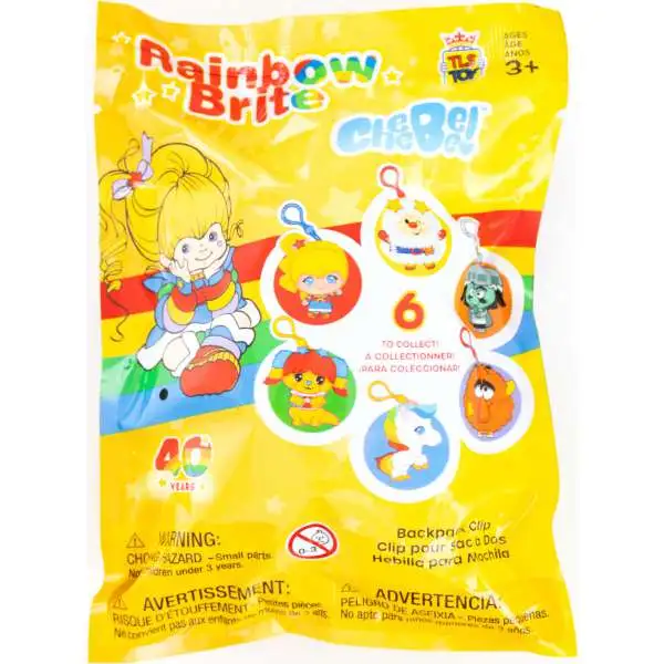 Rainbow Brite CheeBee Backpack Clip 2.5-Inch Mystery Pack [1 RANDOM Figure]