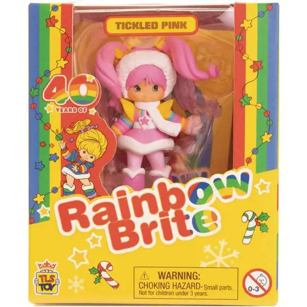 Rainbow Brite Holiday Christmas Collection Tickled Pink 2.5-Inch PVC Figure [Scarf]