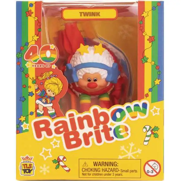 Rainbow Brite CheeBee Christmas Collection Twink 1.5-Inch PVC Figure [Sled]