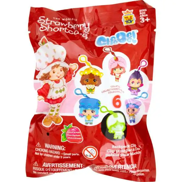 Strawberry Shortcake CheeBee Backpack Clip 2.5-Inch Mystery Pack [1 RANDOM Figure]