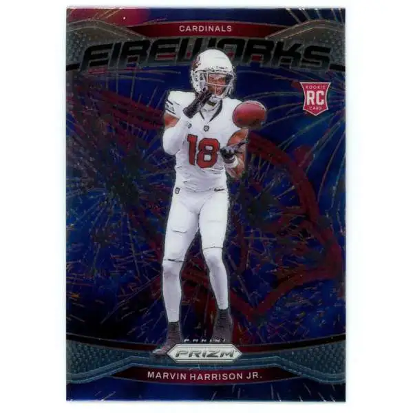 NFL 2024 Panini Prizm Football Fireworks Marvin Harrison Jr. #20 [Rookie]