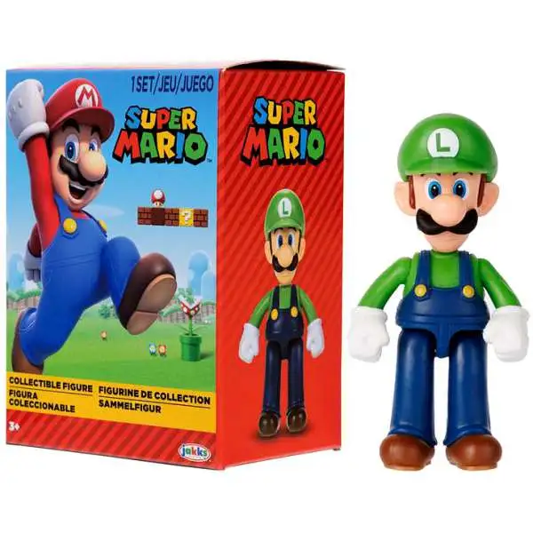 World of Nintendo Super Mario Luigi 2.5-Inch Collectible Mini Figure