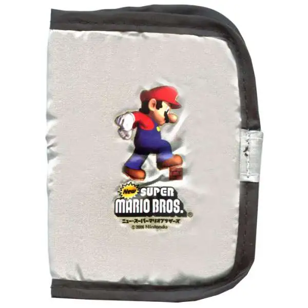 Super Mario Bros Thin 3x4-Inch Wallet [Black & Silver]
