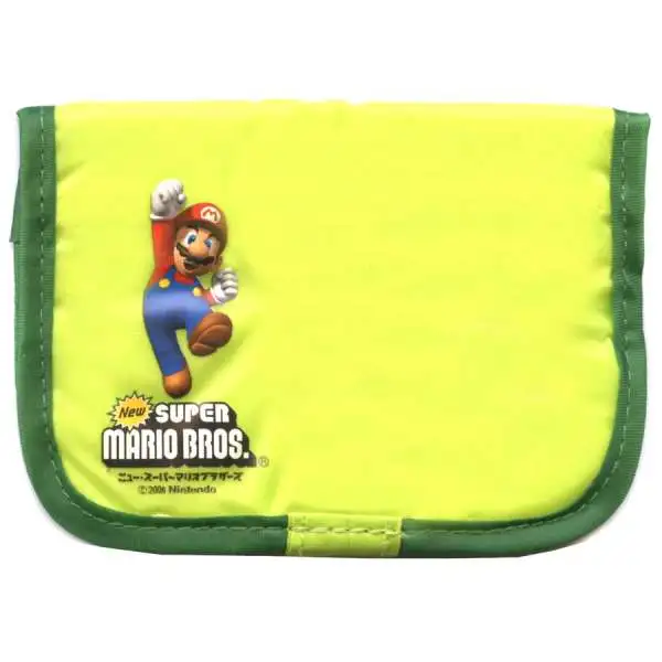 Super Mario Bros Thin 3x4-Inch Wallet [Green & Light Green]