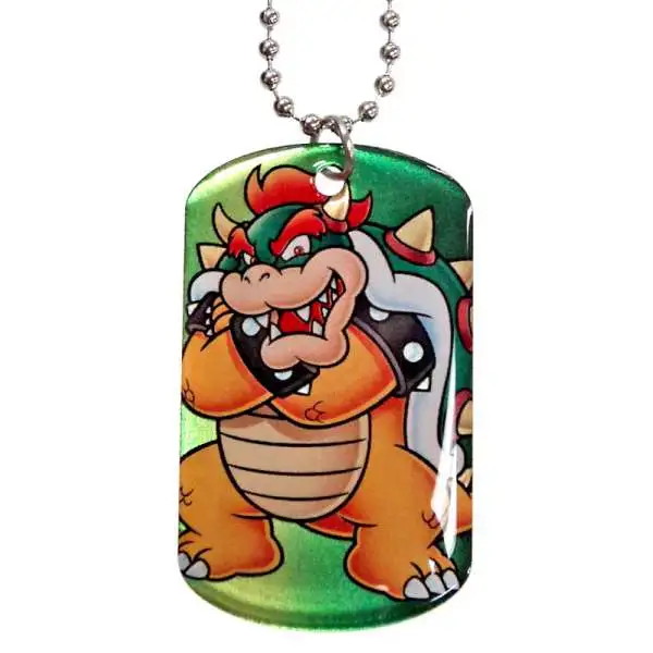 Super Mario 2D Bowser Dog Tag #3 [Loose]