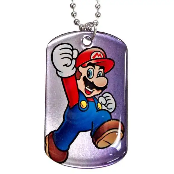 Super Mario 2D Mario Dog Tag #6 [Loose]