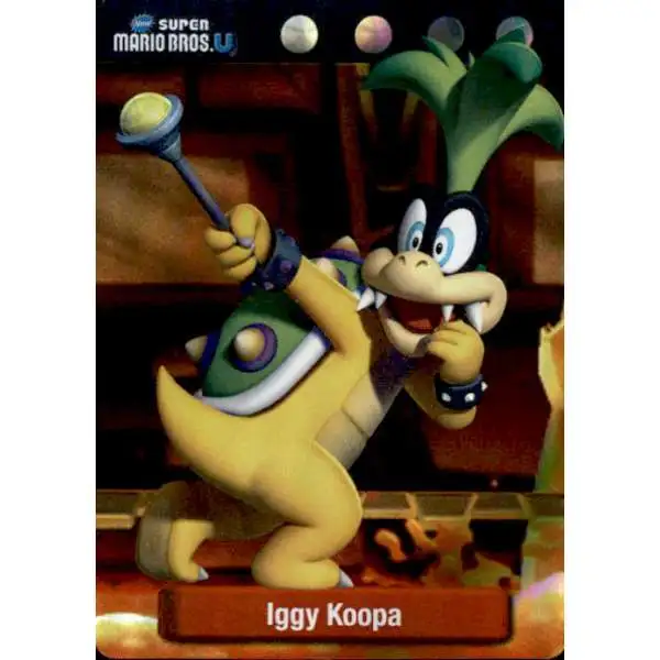 Super Mario Iggy Koopa Dog Tag Trading Card #22