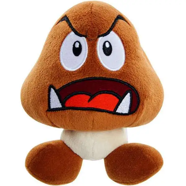 World of Nintendo Super Mario Goomba 6-Inch Plush [Open Mouth]