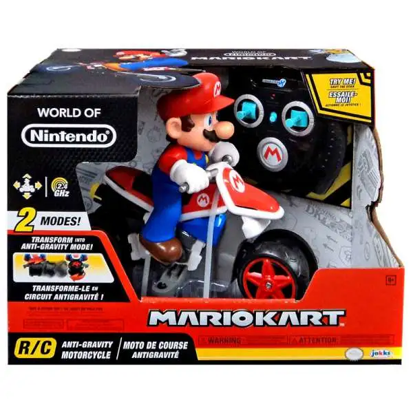 World of Nintendo Mario Kart Anti-Gravity Motorcycle R/C Vehicle