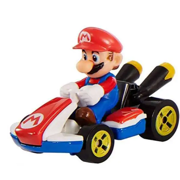 Hot Wheels Mario Kart Mario Diecast Car [Standard Kart Loose]