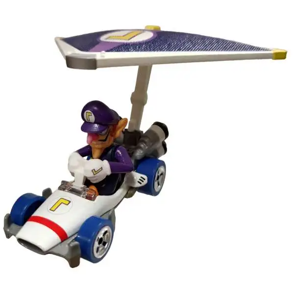 Hot Wheels Mario Kart Glider Mario 164 Diecast Car Pipe Frame Parachute Mattel Toys ToyWiz