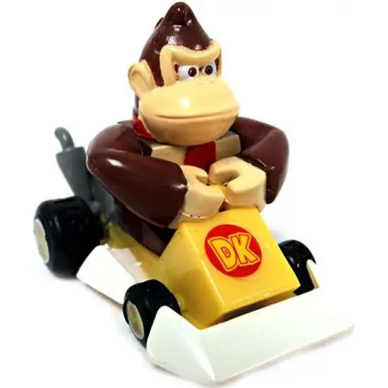 Super Mario Mario Kart Gacha Donkey Kong 1.5-Inch Pull Back Racer [Square Front Bumper]