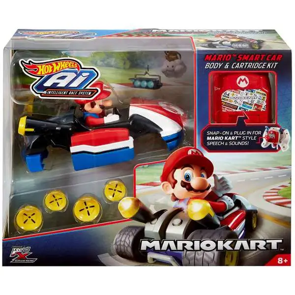 Mario Kart Hot Wheels AI Intelligent Race System Mario Smart Car Body & Cartridge Kit