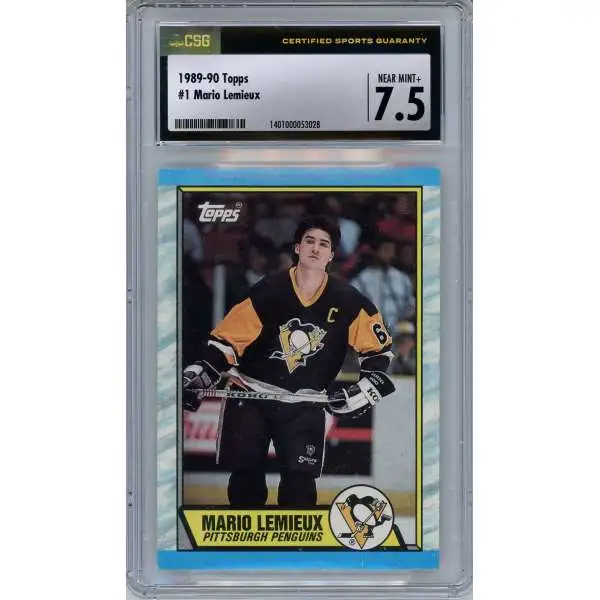 NHL 1989-90 Topps Mario Lemieux #1